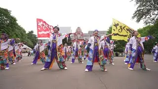 [4K] sasebo!さるく一蓮　YOSAKOIソーラン祭り 2025 土曜日 道庁赤れんが会場