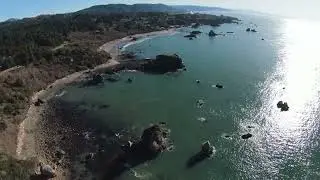 High Speed Drone Harris Beach State Park