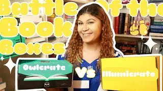 BATTLE OF THE BOOK BOXES✨ |  OWLCRATE VS ILLUMICRATE | BOOK UNBOXING | AUGUST 2024