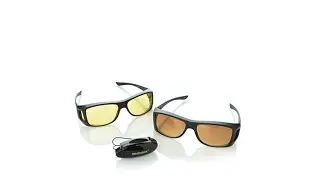 HD Vision Wrap Around Day and Night Sunglasses 2pack