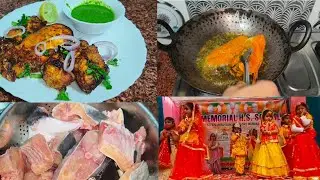 Husband ki farmaish per humne banai fish fry recipe aur  Anam ne Kiya dance💃🏻