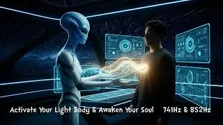 ✨ Pleiadian Healing Frequencies 🌌 Activate Your Light Body & Awaken Your Soul | 741Hz & 852Hz 💫