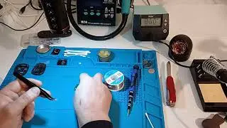 Toyota avensis 2006 key repair. Button soldering.