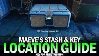 Maeve's Stash & Key Location Guide (Key For Free Triumph) [Destiny 2]