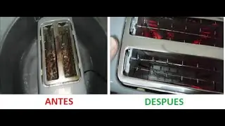 Limpiar Tostadora de pan sucia