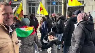 Manifestation en solidarité avec le ROJAVA  et le peuple  KURDE .À Brest ce samedi 31 janvier 2026