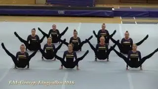 Damer Fristående, Genrep, Teamgym 2016, Truppgymnastik