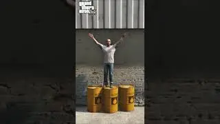 What happens if your car hits an explosive barrel in GTA games. #gta
