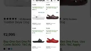 CROCS BUY 1 GET ONE ....Only kn prepaid orders