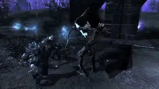 Skyrim Battles - 5 Keepers vs 10 Falmer Warmongers