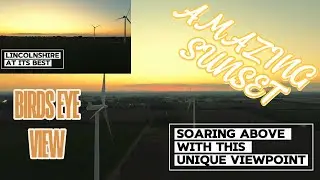 Sunset Serenity: Wind Turbines in Motion | 4K Drone View #4KDrone #WindTurbines #SunsetDrone