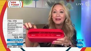 Jensen Portable Bluetooth Wireless Stereo Speaker