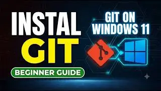 Install Git & GitHub Setup on Windows in 4 Minutes! (Step-by-Step) #git