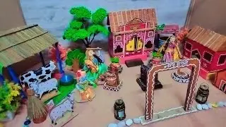 नंद बाबा का घर | नंद भवन की झाँकी | Janmashtami Decoration ideas #janmashtami #nandbhawan