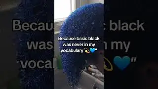 &ldquo;Blue curly hair  color transformation,&rdquo; giving.Bold and inspiration&rdquo;.#curlyhair #hair #blue