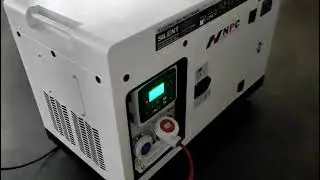 Factory Test Record of 15kVA Diesel Generator | White New Model with Mobile Wheel