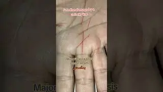 Fate line damage by bad line#palm #palmist #palmistry #handtiktok #palmistrytiktok #palmistryreading