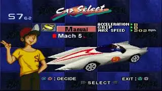 Speed Racer PS1 - Gameplay Video