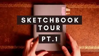 #4 First Steps to Finding My Art Style| Beginner Artist Sketchbook Tour