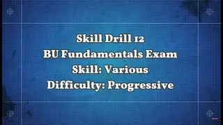 Skill Drill 12 - Billiard University Exam 1 Fundamentals with Practice Run