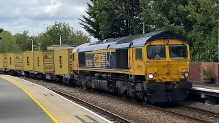 In complete contrast to the last train &ldquo;Drax Power Station&rdquo; 66724 4L08 with 53 containers 7/8/2025