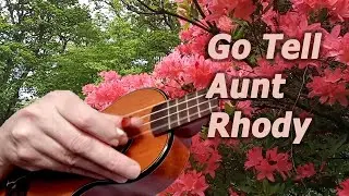 Go Tell Aunt Rhody (Resident Evil 7 theme) on ukulele