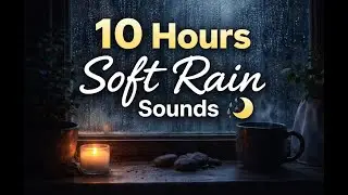 🌧️ Soft Rain Sounds for Deep Sleep &bull; 4&ndash;7Hz Theta Waves &bull; Relax & Meditate 😴