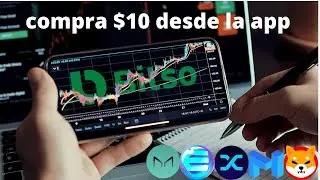 Como fondear en BITSO y comprar criptomonedas desde el celular 2022 con $10 MXN