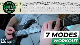 7 Modes Guitar Workout | Build Speed Fast
