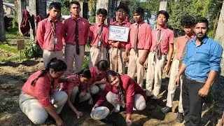  🌿 Gardening Activity by Grade VIII Students | Sai Vikash😊#saivikash #school