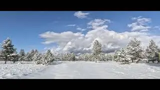 Timelapse drive: Snowy loop Hwy 24, County 31, back on county 77/tarryall rd. 1-9-25 Park County