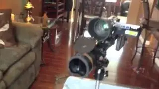 Custom Video Camera Setup on Top of Rifle