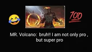 Finding out if Volcano is a PRO or NOOB! 🙃 #funnyvideos  #sf2gameplay