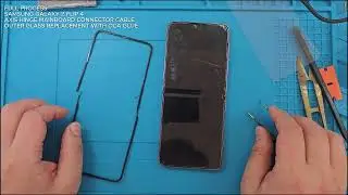 [NO MUSIC] GALAXY Z FLIP 4 AXIS HINGE MAINBOARD CONNECTOR CABLE OUTER GLASS REPLACEMENT WITH OCAGLUE