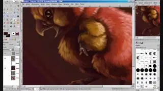 Realistic Torchic speedpaint [GIMP]
