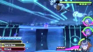 Kingdom Hearts 3D: Dream Drop Distance (English Version!) Part 32: The Grid (10/14) Boss: Tron