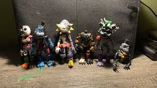 Все мои фигурки персонажей из FNaF Ruin