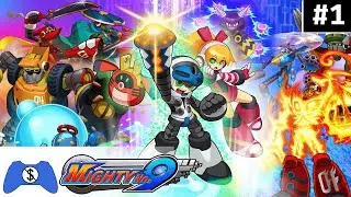 Mighty No 9 - Mighty No 1 - Pyrogen - Full Gameplay