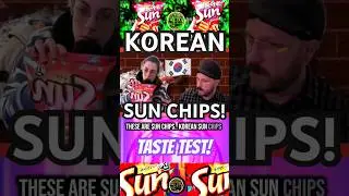 #Korean 🇰🇷 Sun Chips #TasteTest | #eating #reaction #snacks #koreanfood #chips #food #review #yum