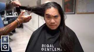 He Was SCARED to Cut OFF His Long Hair... We Thought He HATED the Haircut!