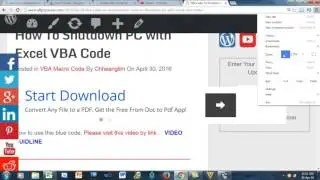 How To Shutdown Your PC with VBA Code | VBA Code T Shutdown PC in Excel