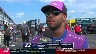 BUBBA WALLACE ROSS CHASTAIN PRE RACE INTERVIEW - 2023 YELLAWOOD 500 NASCAR CUP SERIES AT TALLADEGA