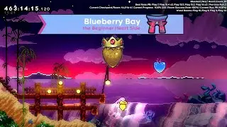Celeste - Strawberry Jam Collab - Blueberry Bay: The Beginner Heartside - Golden Strawberry