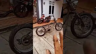 proses pengecetan chopper mesin bebek di Mgrepaint