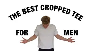 The Perfect Cropped Blank T-Shirt For Men