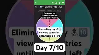 Top 10 viewers countries (4/22-5/19) #youtube #country #wheel #spinthewheel #viralshort #fyp #viral