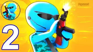 Stickman Base Attack - Gameplay Walkthrough Part 2 Stick War Army Commander All Levels 15-16