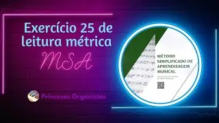 Exercício 25 de leitura Métrica MSA - CCB