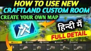 How To Make Map In Craftland Custom Card Free Fire || How To Use Craftland Custom Card In Free Fire