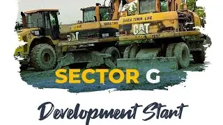 Bahria Town Sector G Launching | Development Start Drone Shot #bahriatown #SectorG #investment #1k